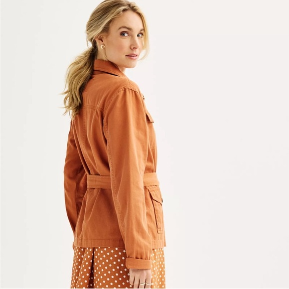 Draper James Cinnamon Field Jacket Long Sleeve Belted jacket. Missing the belt! - Picture 2 of 6